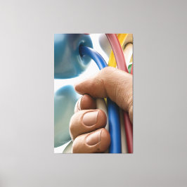 Lienzo Escultura de Jeff Koons "Bouquet of Tulips" en Par