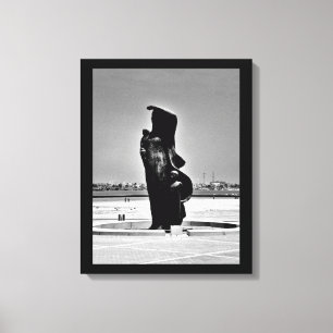 Lienzo Escultura de madre e hijos