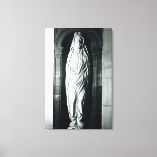 Lienzo Escultura de piedra de John Donne en su mortaja