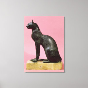 Lienzo Escultura de un gato, último período