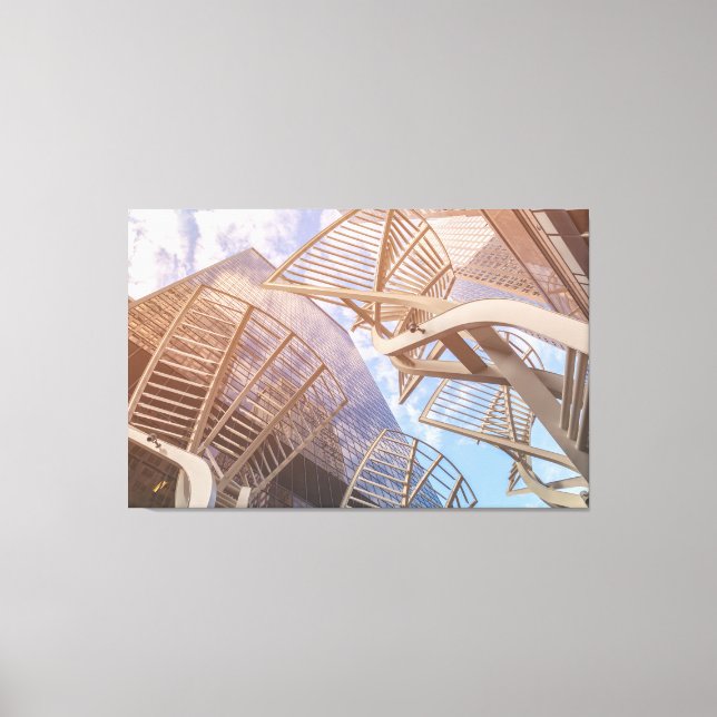 Lienzo Esculturas de árbol (Anverso)