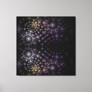 Lienzo Esfera fractal Mandala Universo Canvas extendidas