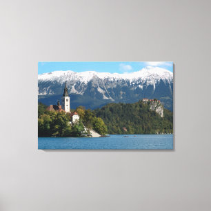 Lienzo Eslovenia, Bled, Lago Bled, Isla Bled, Bled 2