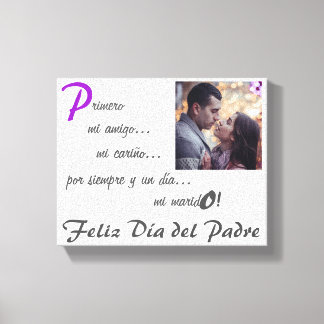 Lienzo Esp. de marido atrevido para siempre y día