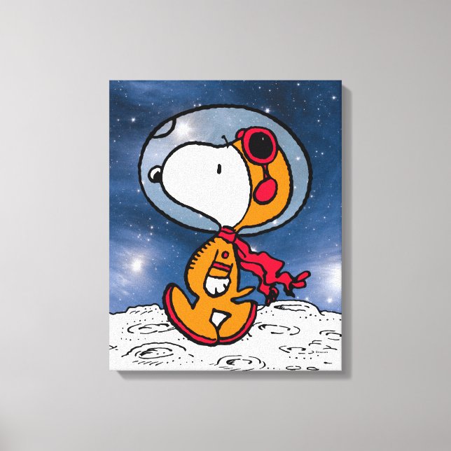Lienzo ESPACIO | Astronauta Snoopy (Anverso)