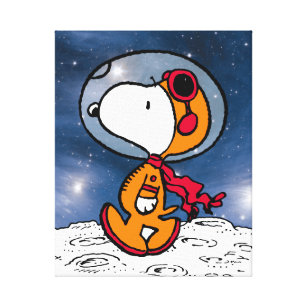 Lienzo ESPACIO   Astronauta Snoopy