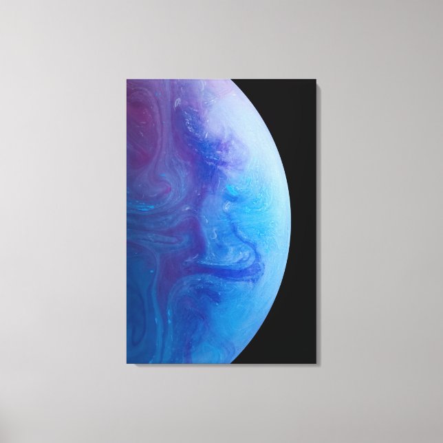 Lienzo Espacio colorido (Anverso)