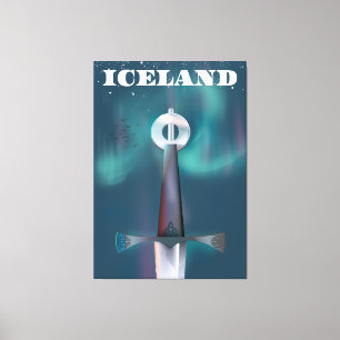 Lienzo Espada medieval de Islandia