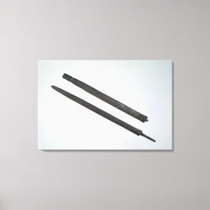 Lienzo Espada y envoltura, del La Tene, Suiza