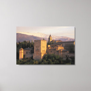 Lienzo España, Granada, Andalucía La Alhambra,