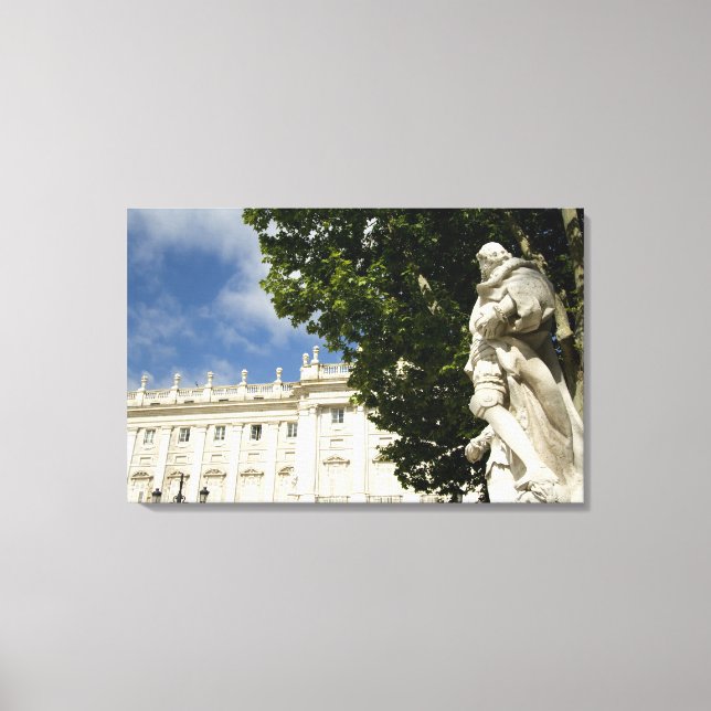 Lienzo España, Madrid. Palacio Real. (Anverso)