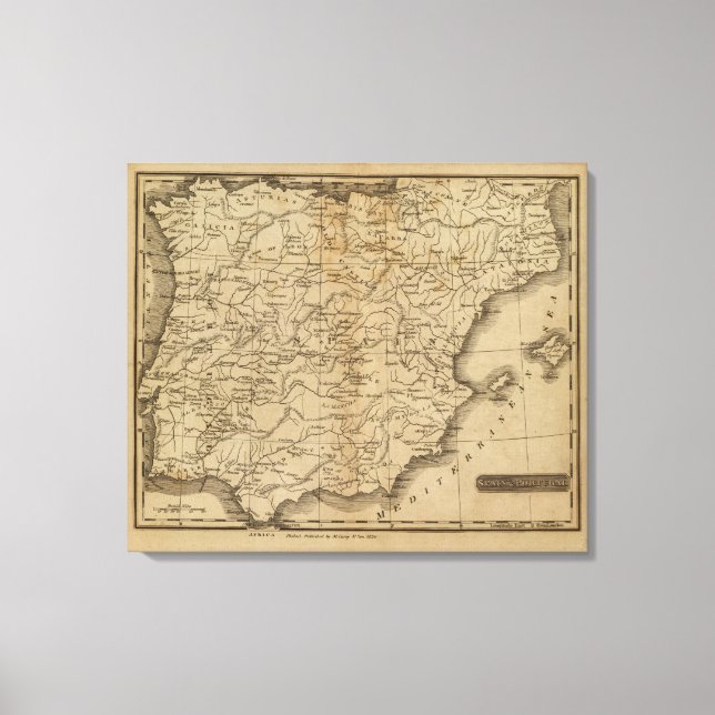 Lienzo España, Portugal 14 (Anverso)