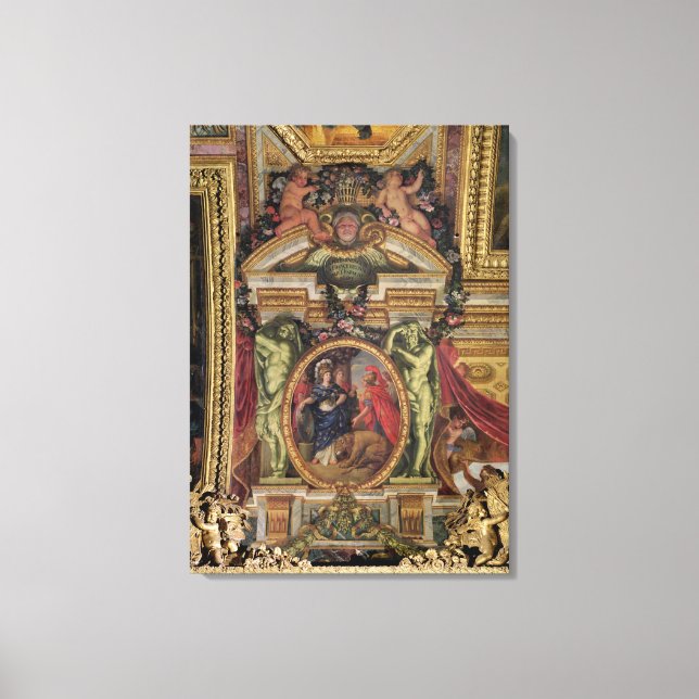 Lienzo España reconoce la preeminencia de Francia (Anverso)