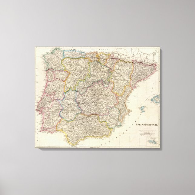 Lienzo España y Portugal 12 (Anverso)