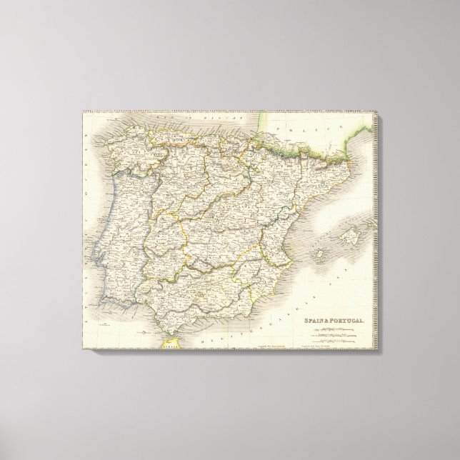 Lienzo España y Portugal 18 (Anverso)