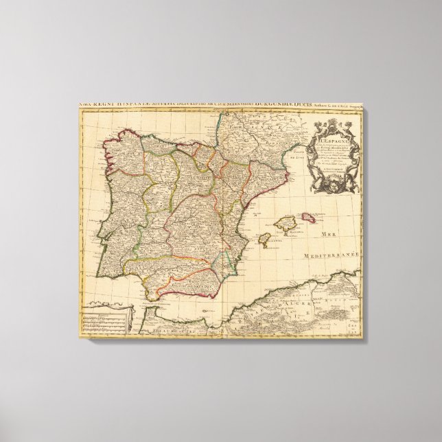 Lienzo España y Portugal 18 (Anverso)