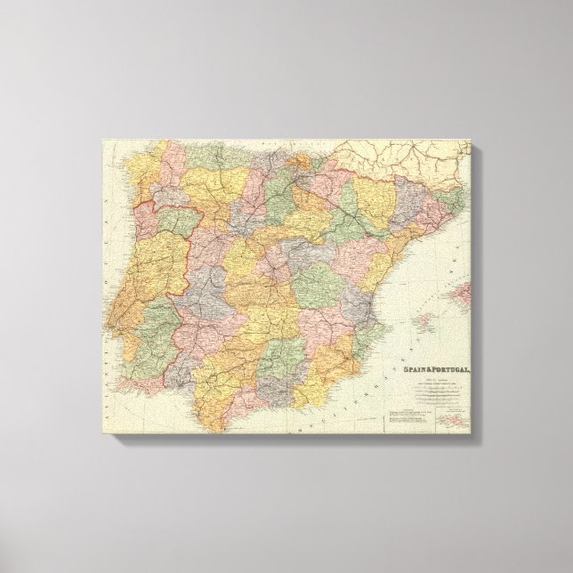 Lienzo España y Portugal 2 (Anverso)