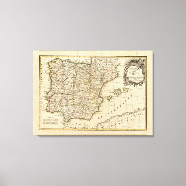Lienzo España y Portugal 7 (Anverso)