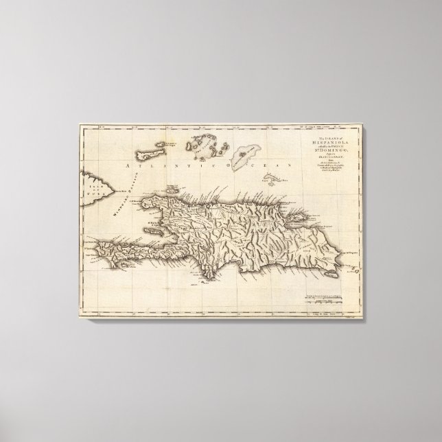 Lienzo Española, Santo Domingo (Anverso)