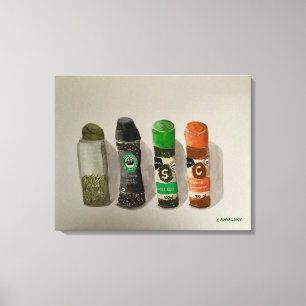 Lienzo Especias acuáticas originales