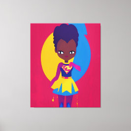 Lienzo Espectacular Gal Shawnna Vector Colorful