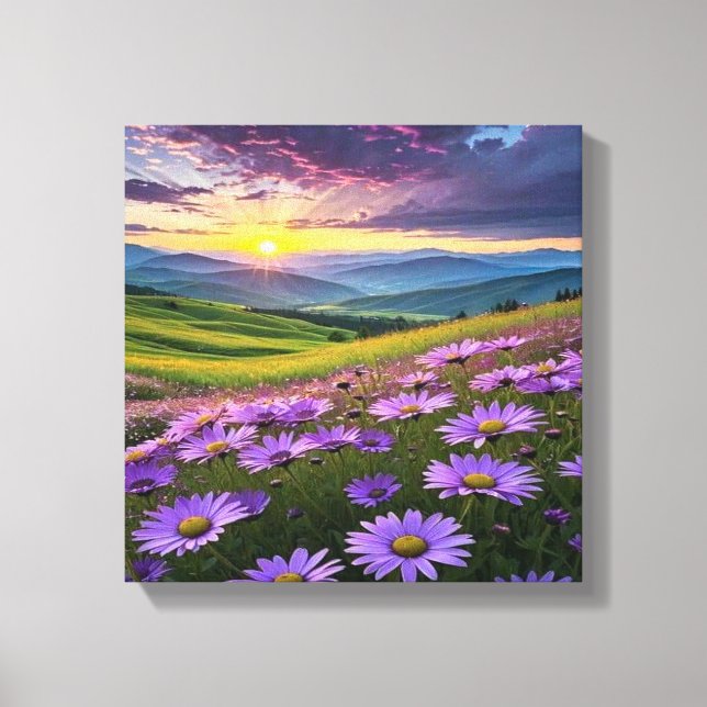 Lienzo Espectacular paisaje natural con sonidos relajante (Anverso)