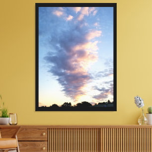 Lienzo Espectaculares nubes New Jersey Fall Sunset