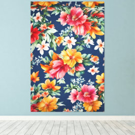 Lienzo Espectáculo floral brillante de verano en Italia
