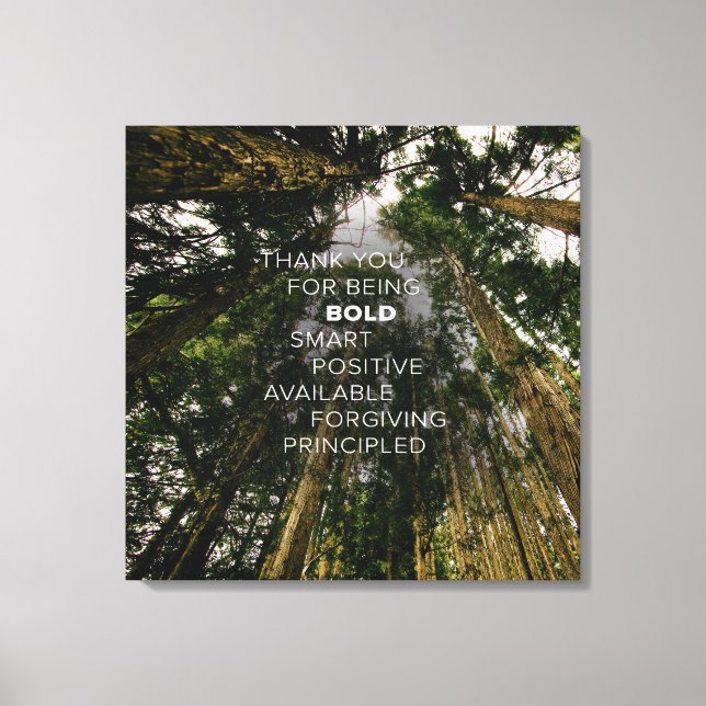 Lienzo Espectáculo hacia arriba #1 (24x24) (Anverso)