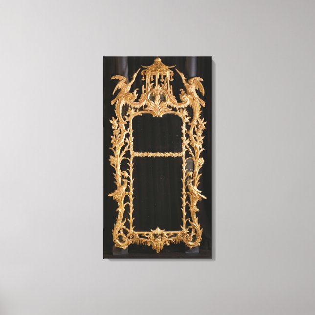 Lienzo Espejo esculpido, c.1760 (Anverso)