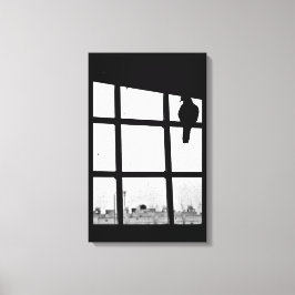 Lienzo Esperando al pichón