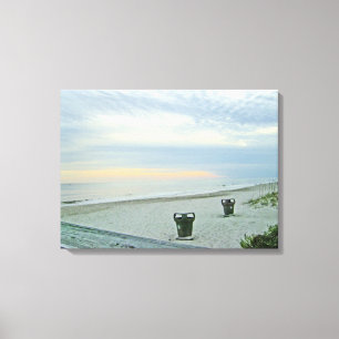 Lienzo Esperando la puesta de sol