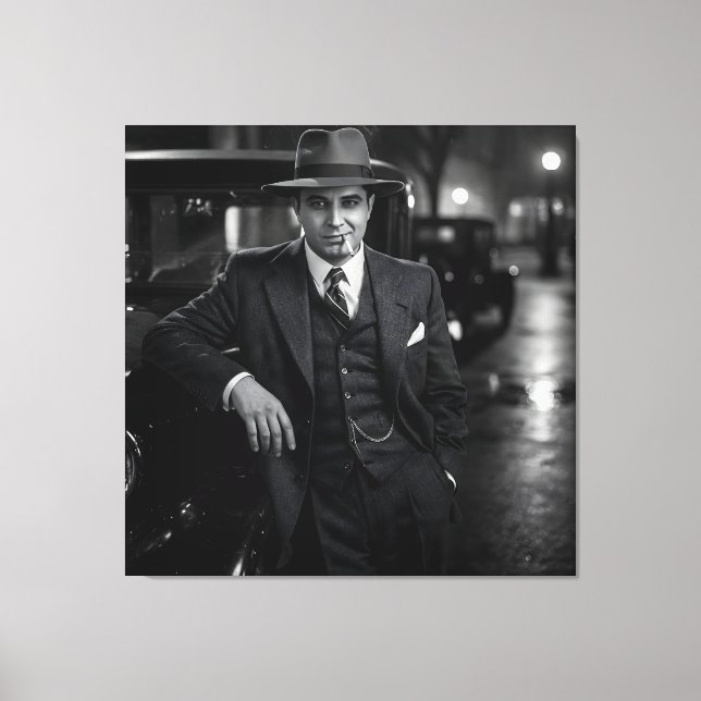 Lienzo Esperando... los años 20 de Natasha Us (Anverso)