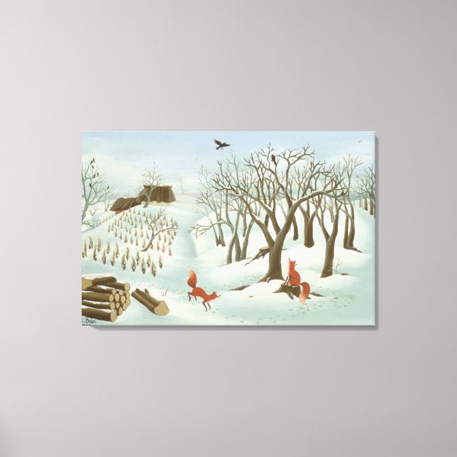 Lienzo Esperando mejores tiempos 1980 (Anverso)