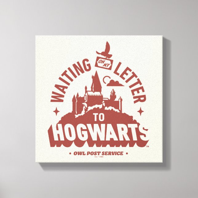 Lienzo Esperando mi Carta a HOGWARTS™ (Anverso)