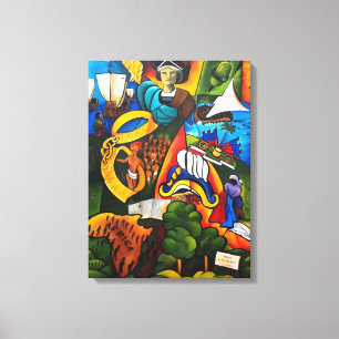 Lienzo Esperanza en la salida del sol 2007