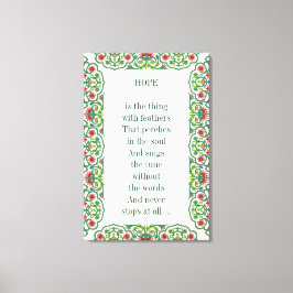 Lienzo ESPERANZA es lo que pasa con las plumas que se per