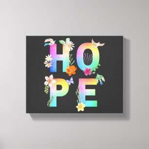 Lienzo Esperanza Inspiradora artística positiva motivacio