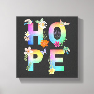 Lienzo Esperanza Inspiradora artística positiva motivacio