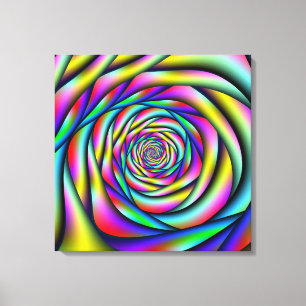Lienzo Espiral arcoiris