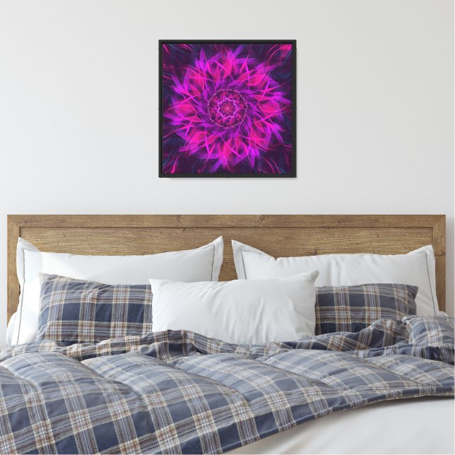 Lienzo Espiral de neón (Insitu(Dormitorio))