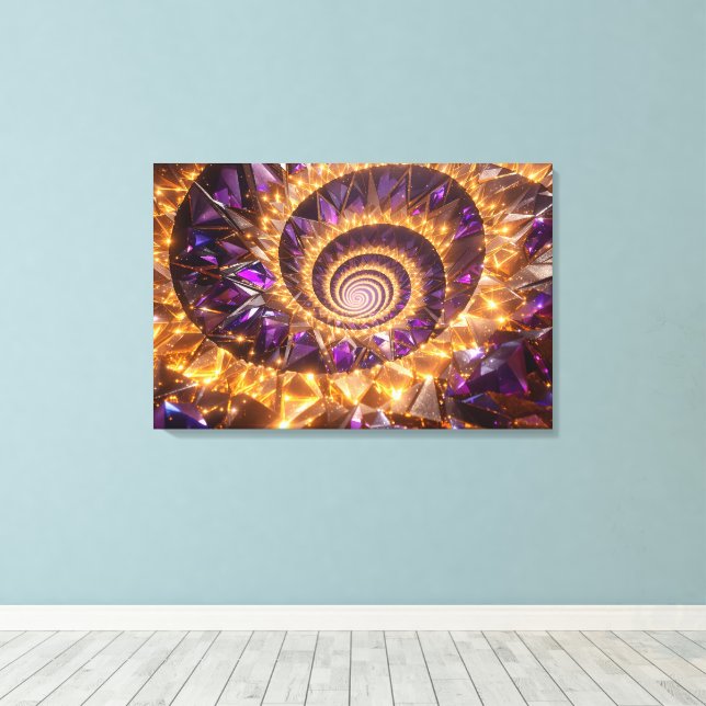 Lienzo Espiral dorada Dreamscape (Insitu (piso de madera))