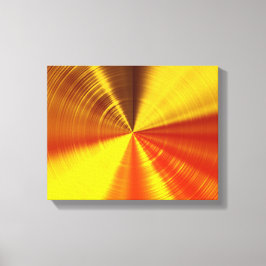 Lienzo Espiral dorada metálica