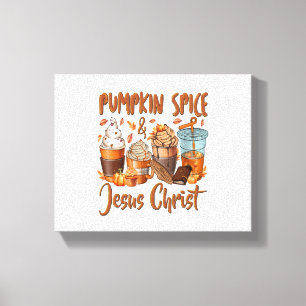 Lienzo Espíritu de calabaza Jesucristo