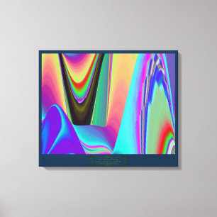Lienzo Espíritu de la brisa de verano Resumen de pluviosi