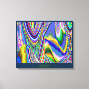 Lienzo Espíritu de la brisa de verano Resumen de pluviosi