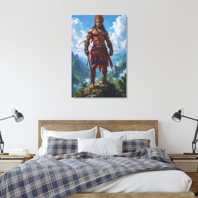 Lienzo Espíritu de Nusantara (Insitu(Dormitorio))