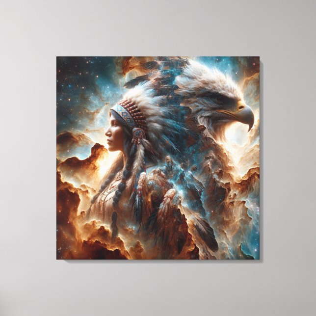 Lienzo Espíritu en el cielo 0.2 (Anverso)