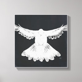 Lienzo Espíritu Santo Dove Diseño Comic Estilo No. 2 Negr