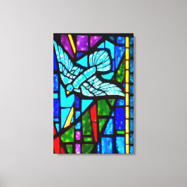 Lienzo Espíritu Santo Dove Vidrio Manchado Vidrio Cristal